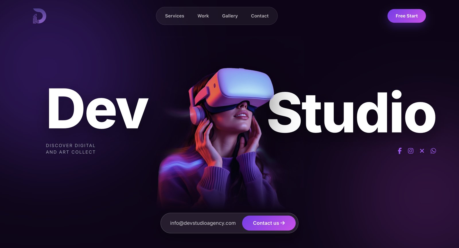 DevStudio — Agency site & brand